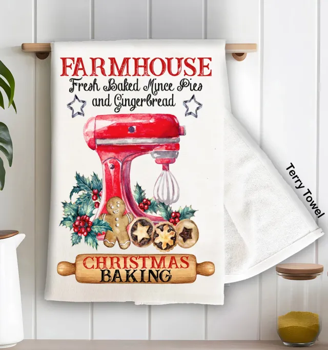 Avery Lane Gifts Gingerbread viskestykke bomuld 71x46 cm jul