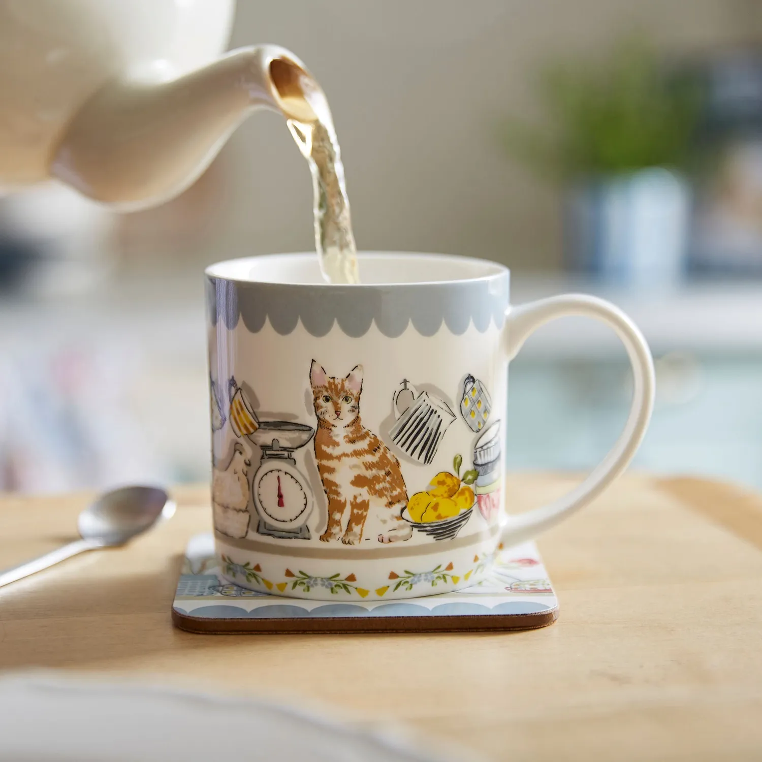 Ulster Weavers Pantry Cats krus benporcelæn multifarvet