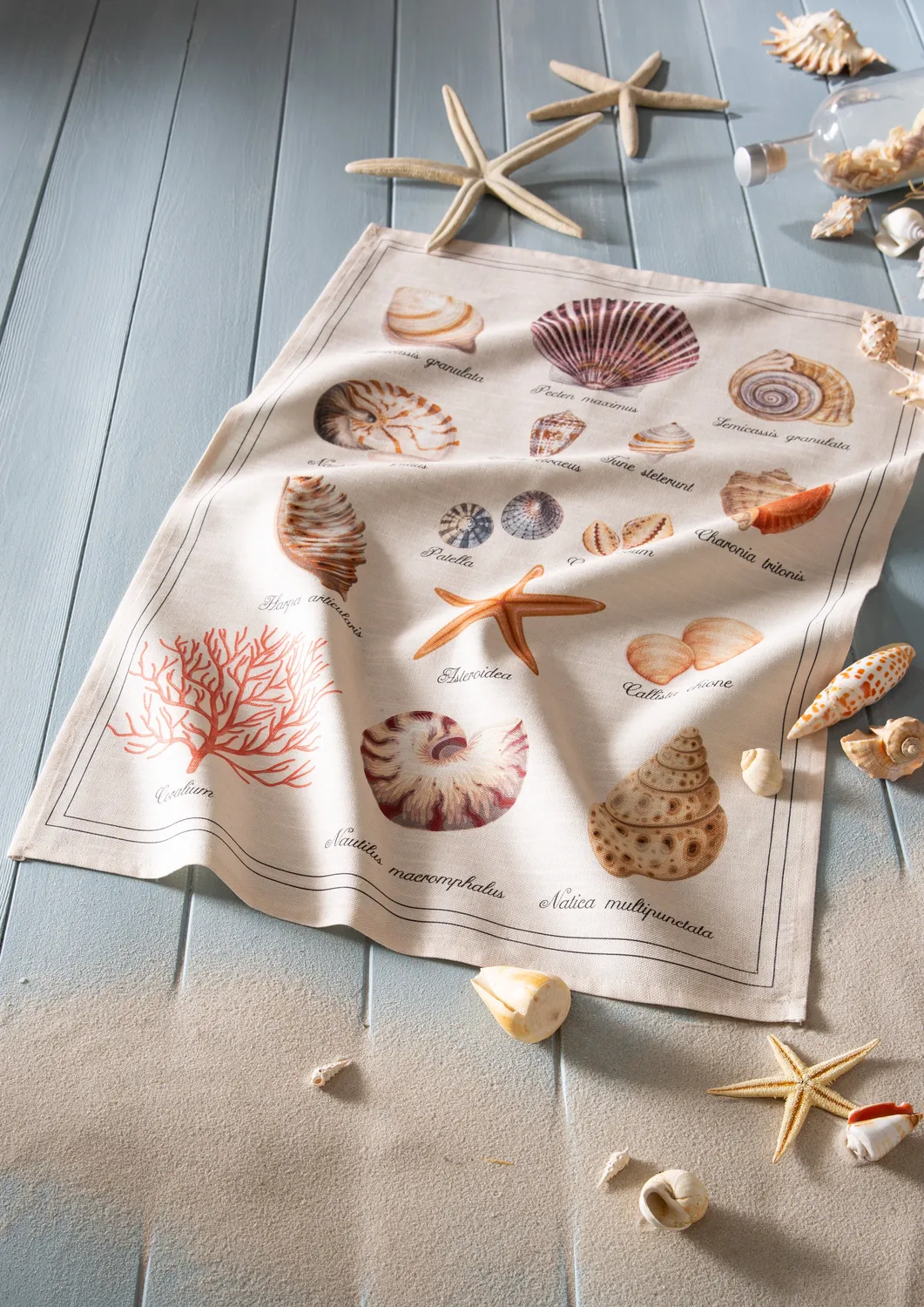 Coucke Treasure of the Sea viskestykke 50x75 cm beige