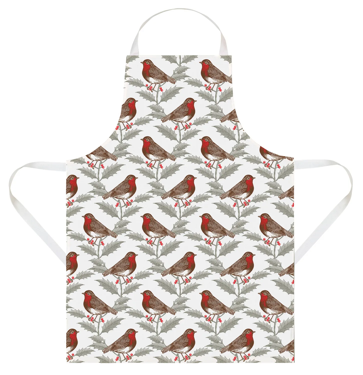 Thornback & Peel Robin & Holly forklæde 60x80