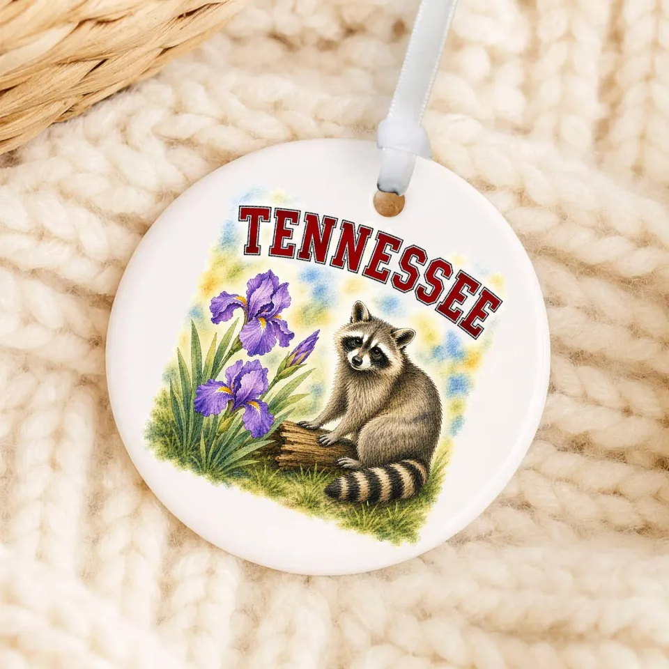 Avery Lane Gifts Tennessee juleornament porcelæn 7,6 cm