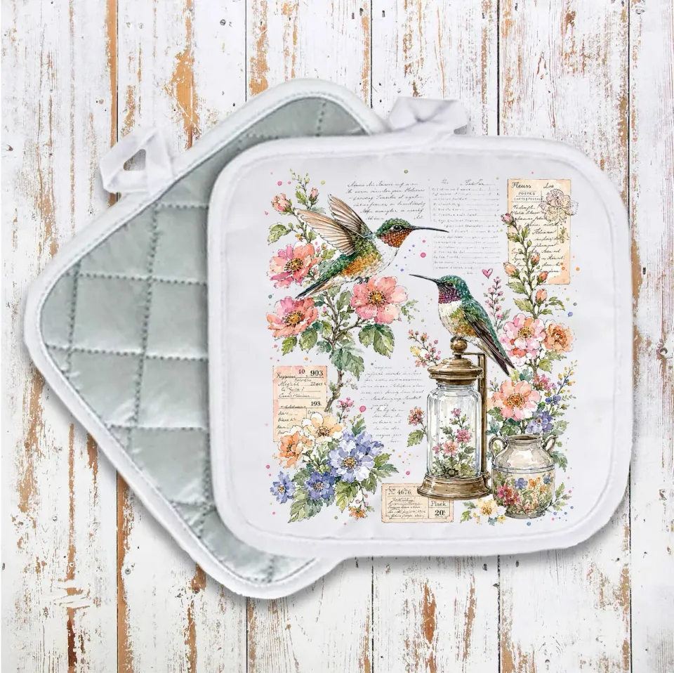 Avery Lane Vintage Flowers grydelap 20x20 cm