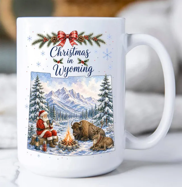 Avery Lane Gifts Christmas Wyoming krus 443 ml kort