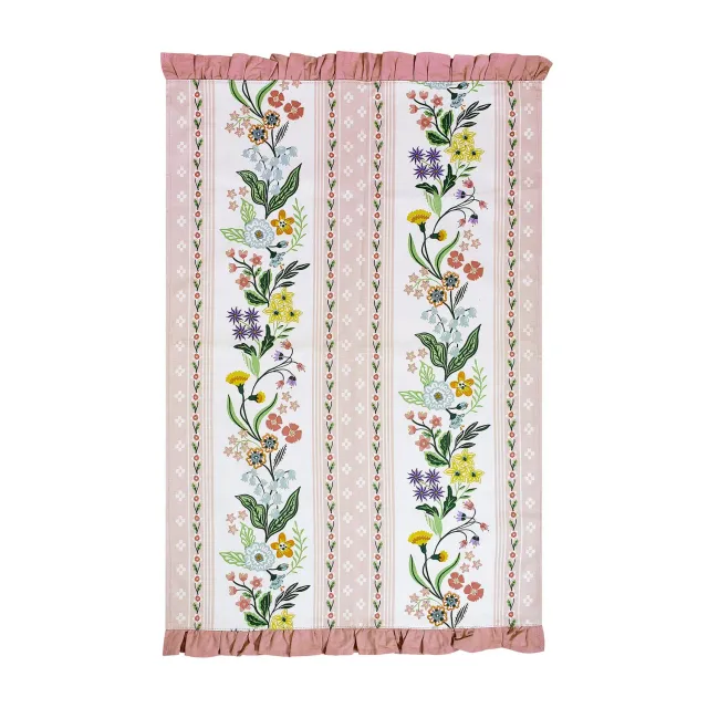 Ulster Weavers Petals & Prose viskestykke pink bomuld