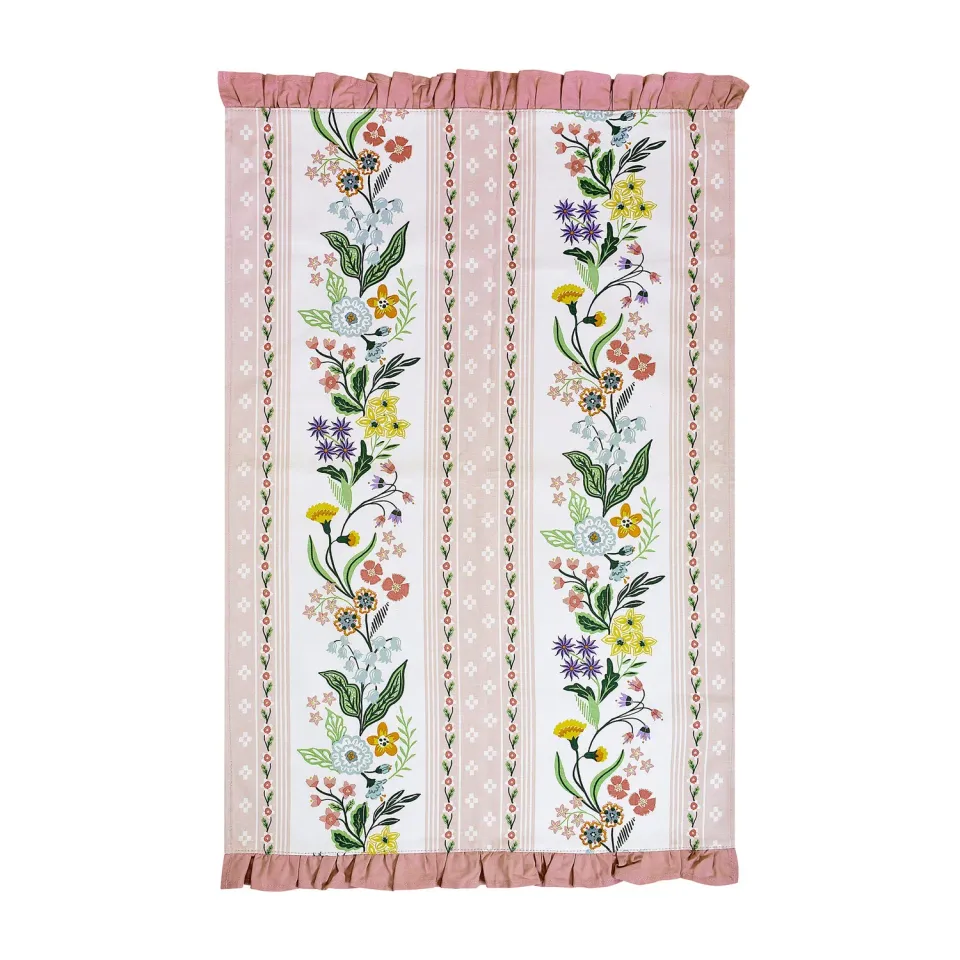 Ulster Weavers Petals & Prose viskestykke pink bomuld