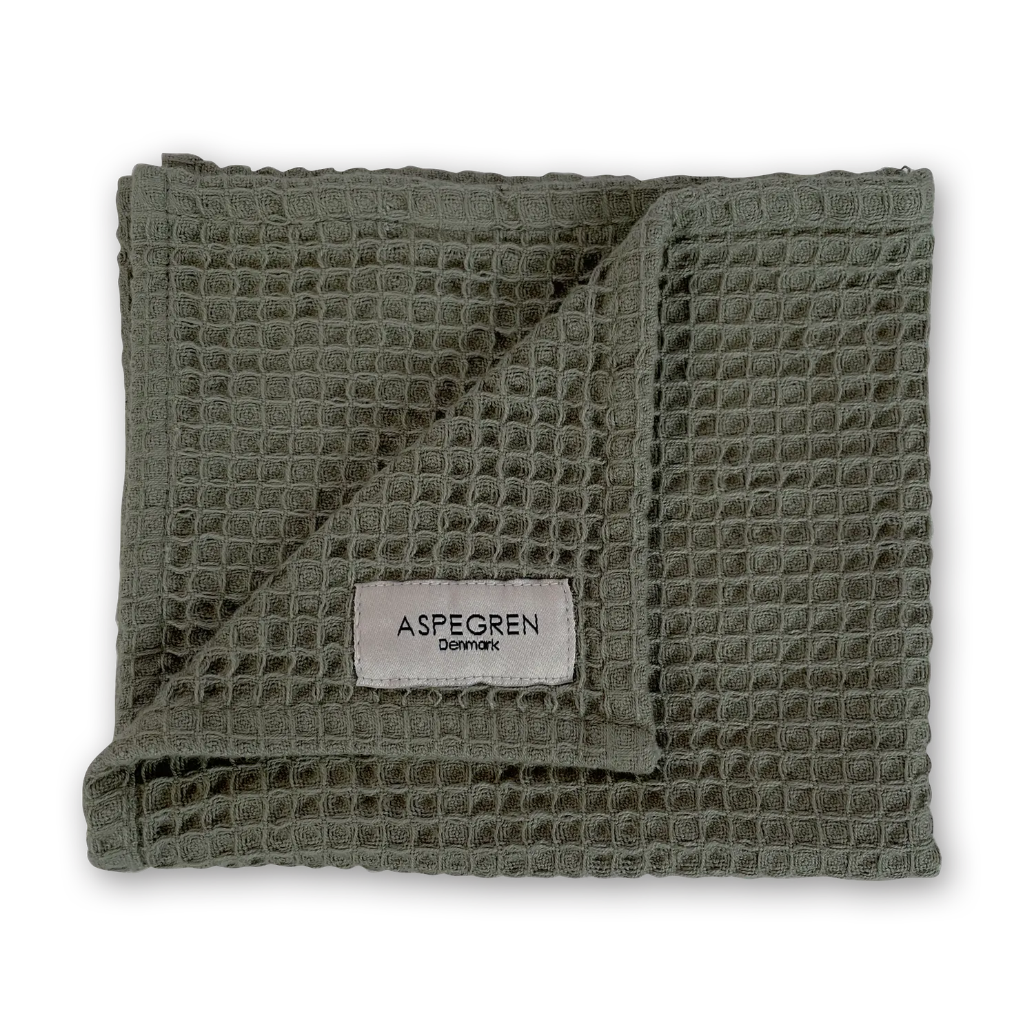 Aspegren North viskestykke Olive 50x70 cm bomuld