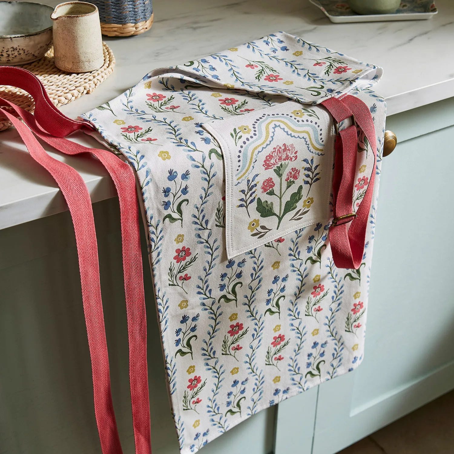 Ulster Weavers Boho Floral forklæde 100% bomuld flerfarvet