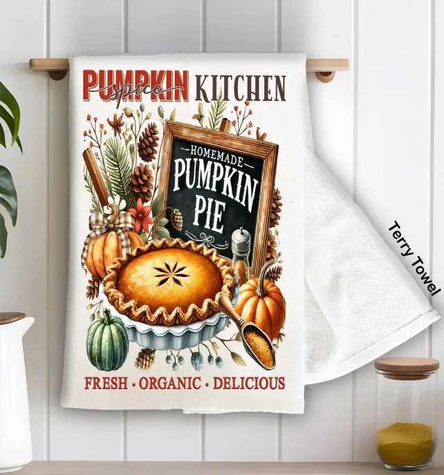 Avery Lane Gifts Pumpkin Pie viskestykke terry 71x46 cm