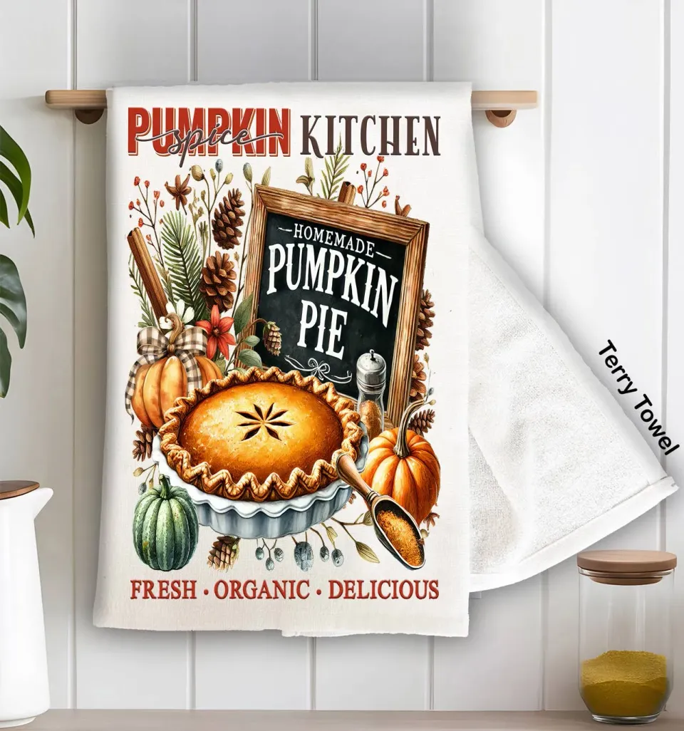 Avery Lane Gifts Pumpkin Pie viskestykke terry 71x46 cm