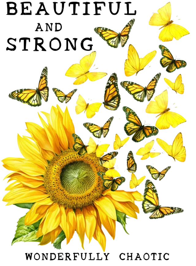 Avery Lane Gifts Sunflower Wonderfully Chaotic viskestykke solsikke
