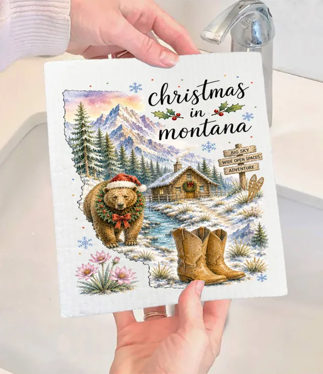 Avery Lane Gifts Christmas Montana karklud kort
