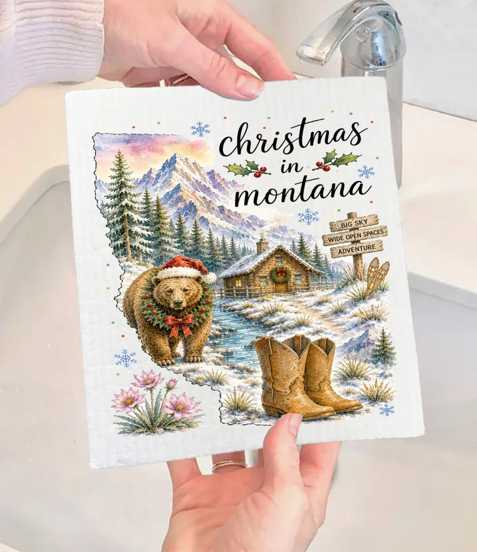 Avery Lane Gifts Christmas Montana karklud kort