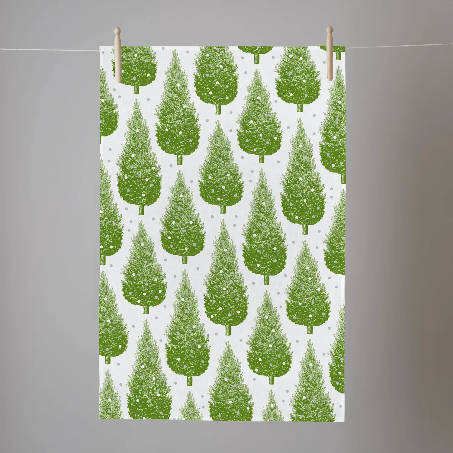 Thornback & Peel Christmas Tree viskestykke 47x77 cm bomuld jul
