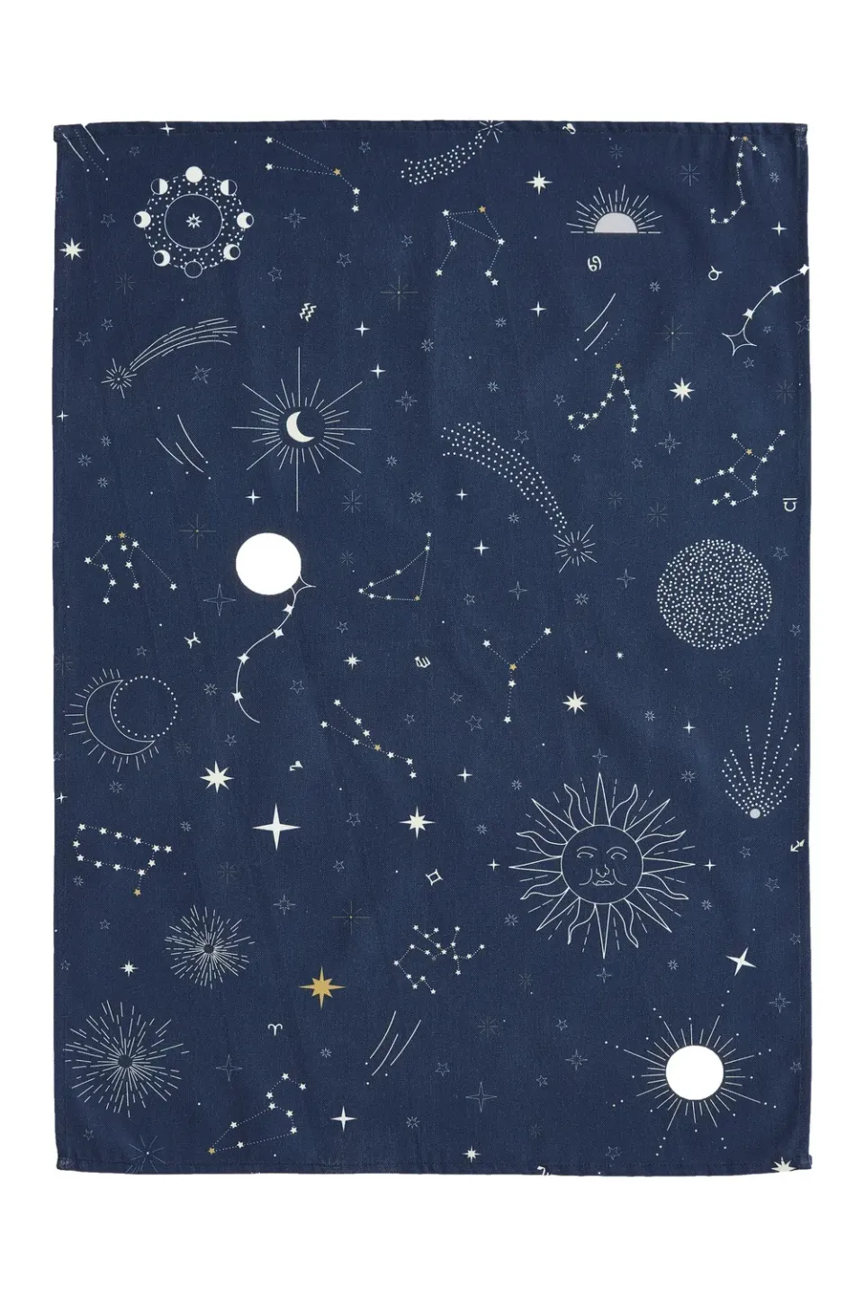 Coucke Astral viskestykke 50x75 cm mørkeblå stjerner