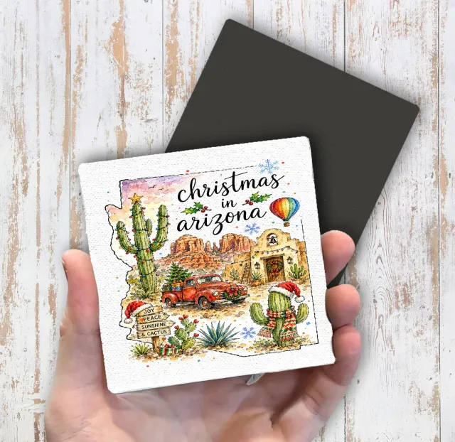 Avery Lane Gifts Christmas Arizona køleskabsmagnet 10x10