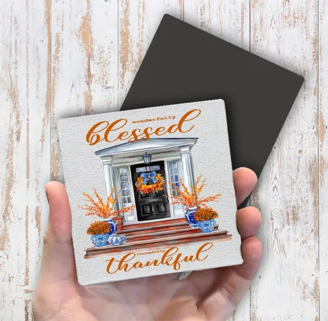 Avery Lane Gifts Wonderfully Blessed magnet 10x10 cm