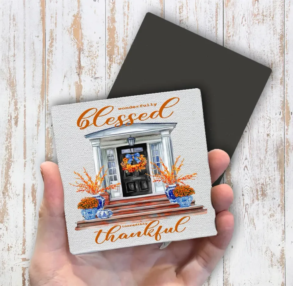 Avery Lane Gifts Wonderfully Blessed magnet 10x10 cm