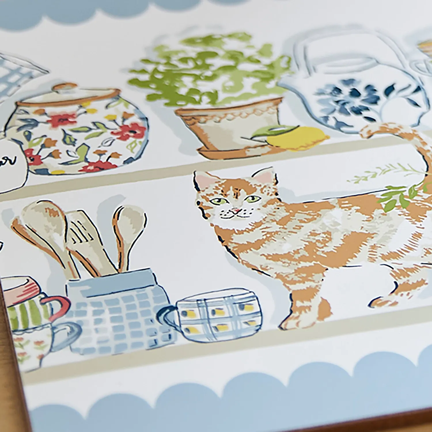 Ulster Weavers Pantry Cats dækkeservietter 4-pak kattemotiv