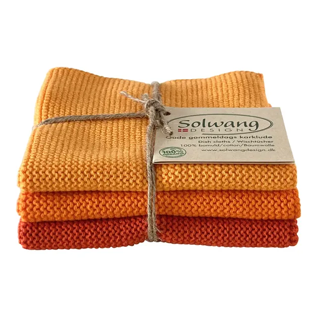 Solwang karklude orange kombi 3 stk økologiske
