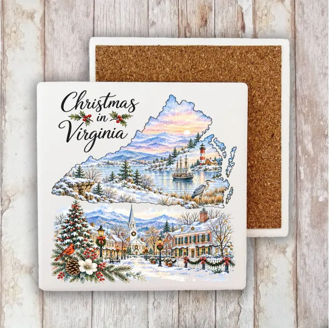 Avery Lane Gifts Christmas Virginia glasbrik sten
