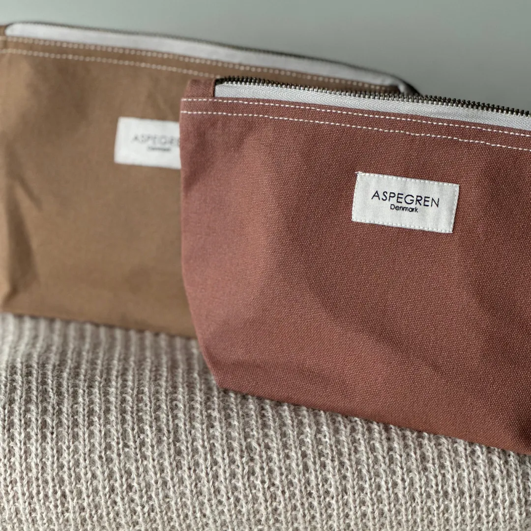 AspEgren Pouch Small toilettaske Lark 15x24 kanvas