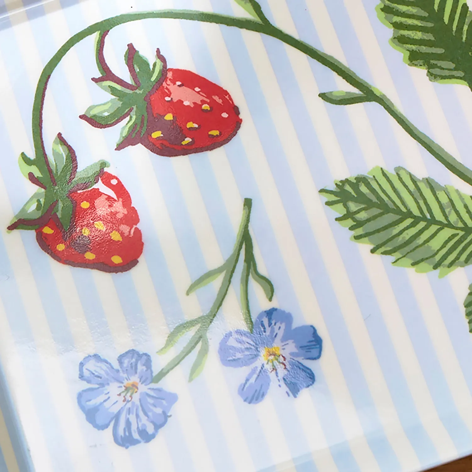 Ulster Weavers Strawberry Patch bakke grøn 21x14 cm