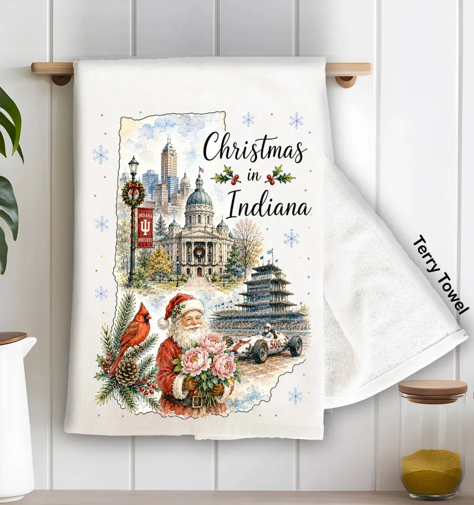 Avery Lane Gifts Christmas Indiana viskestykke frotté 71 cm