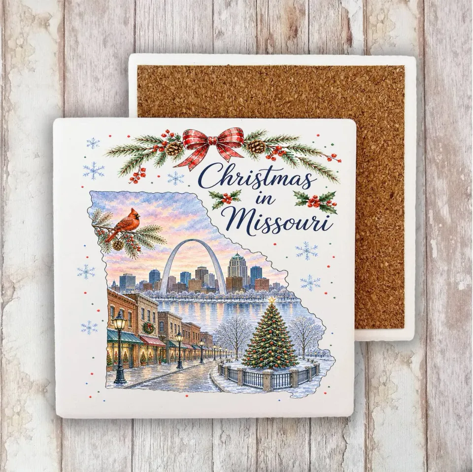 Avery Lane Gifts Christmas Missouri bordskåner 10x10 sten jul