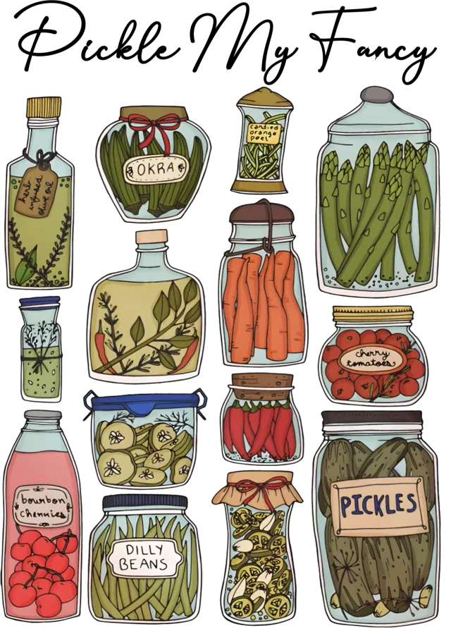 Avery Lane Gifts Pickle My Fancy Vintage Pickles plakat