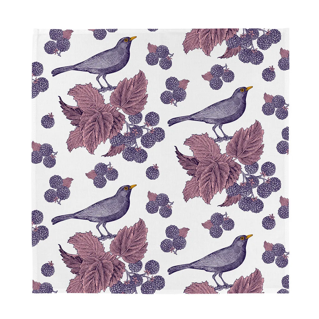 Thornback & Peel Blackbird & Bramble Single serviet 45x45