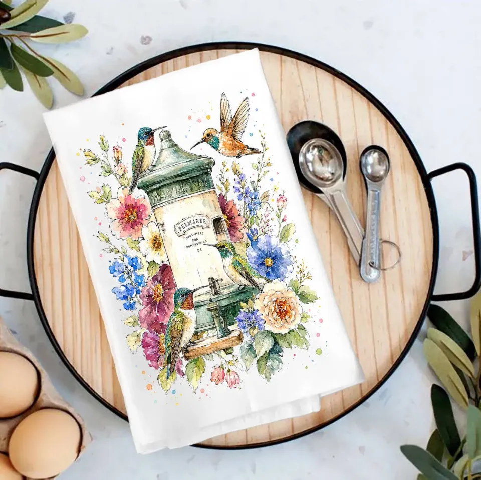 Avery Lane Gifts Hummingbirds viskestykke bomuld 69 cm