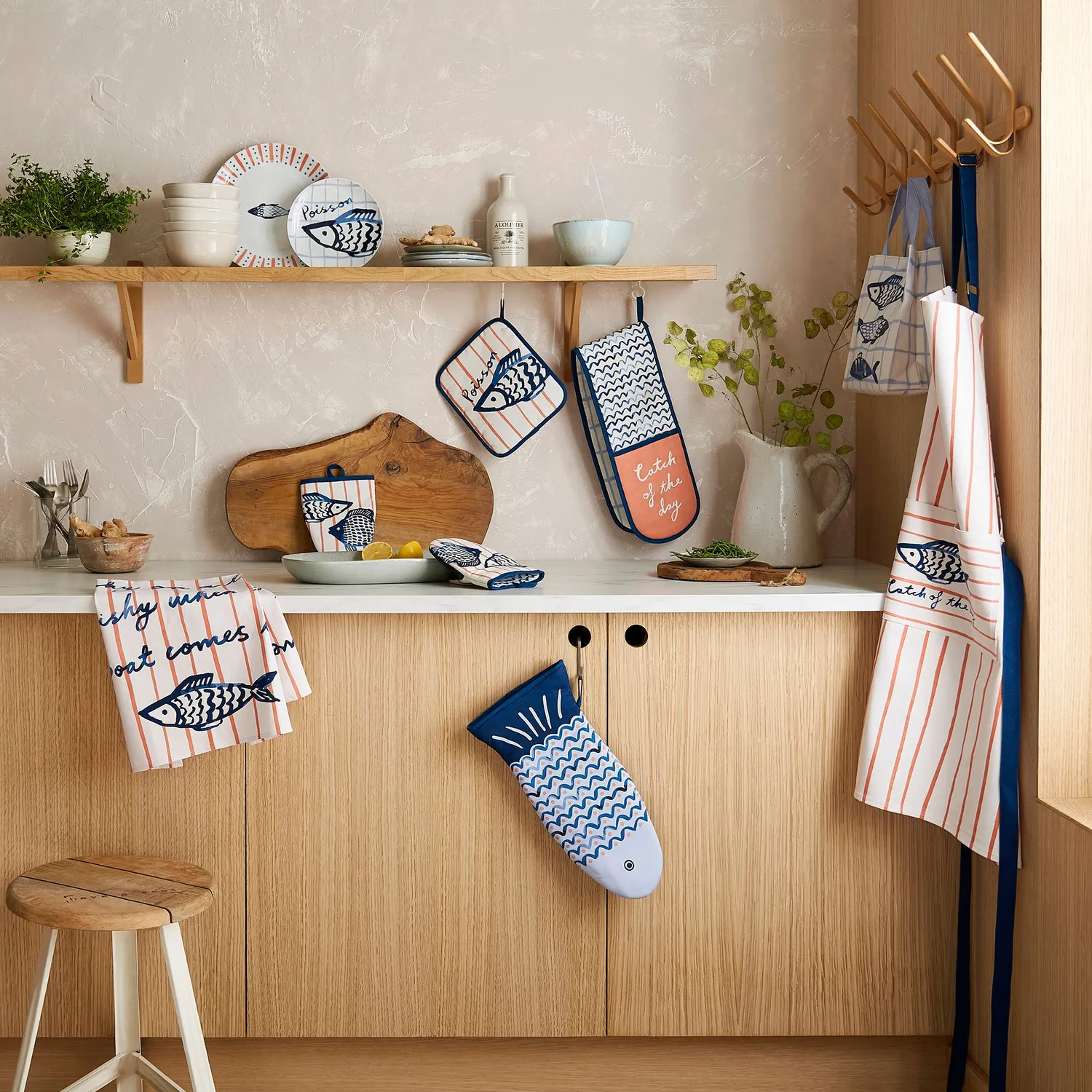 Ulster Weavers Catch of the Day krus benporcelæn multicolor