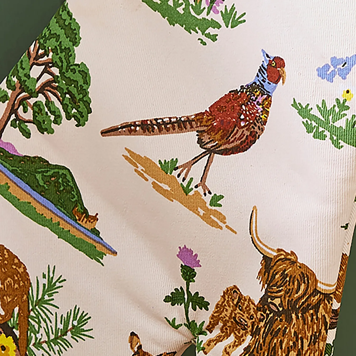 Ulster Weavers Thistlewood ovnhandske grøn bomuld
