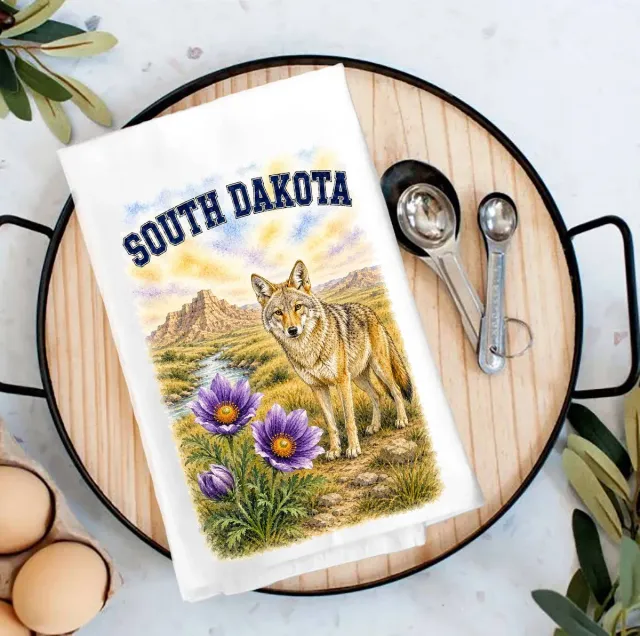 Avery Lane Gifts South Dakota viskestykke bomuld 69x69 cm