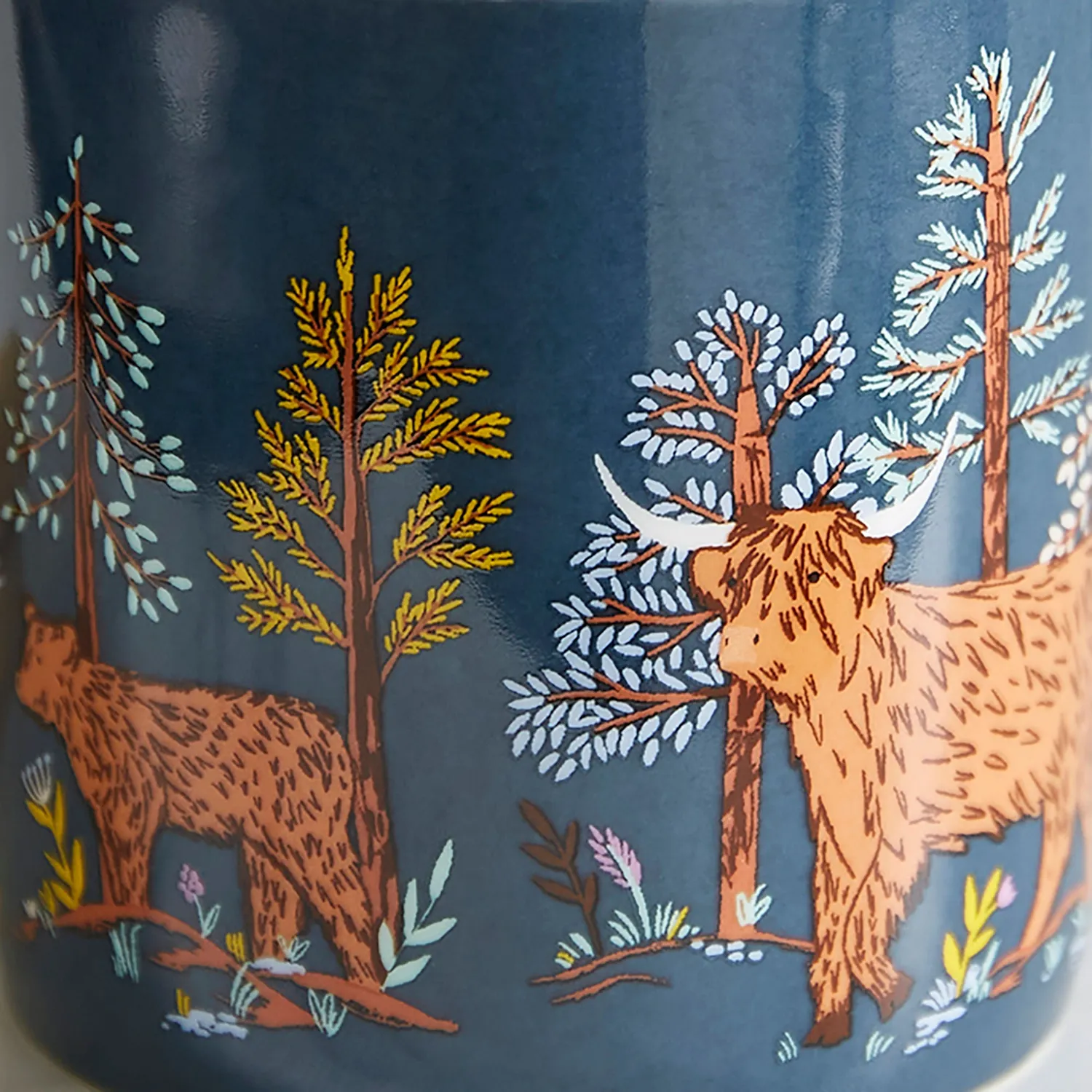 Ulster Weavers Connie the Cow krus benporcelæn navy
