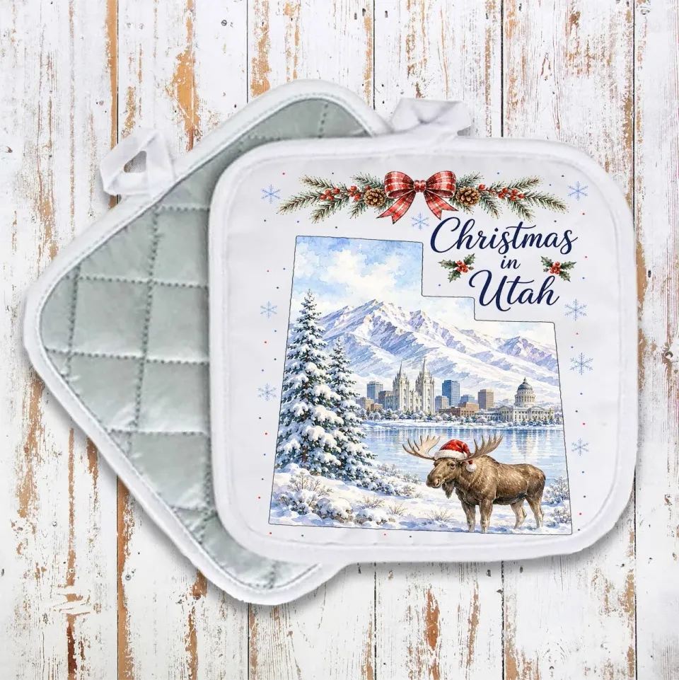 Avery Lane Christmas Utah grydelap 20 cm bomuld