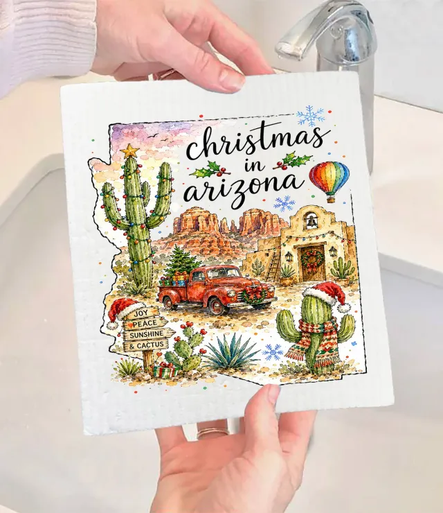Avery Lane Gifts Christmas in Arizona karklud 17x20 cm