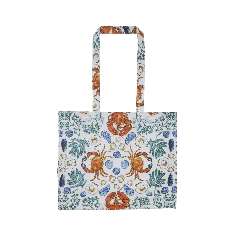 Ulster Weavers Shellfish skuldertaske PVC grøn aftørbar