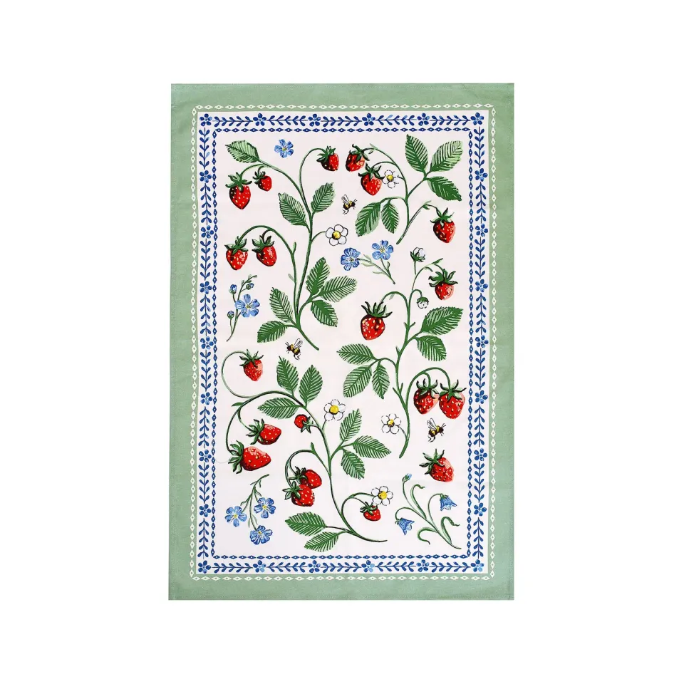 Ulster Weavers Strawberry Patch viskestykke 74x48 grøn