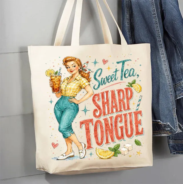 Avery Lane Gifts Sweet Tea Sharp Tongue mulepose bomuld