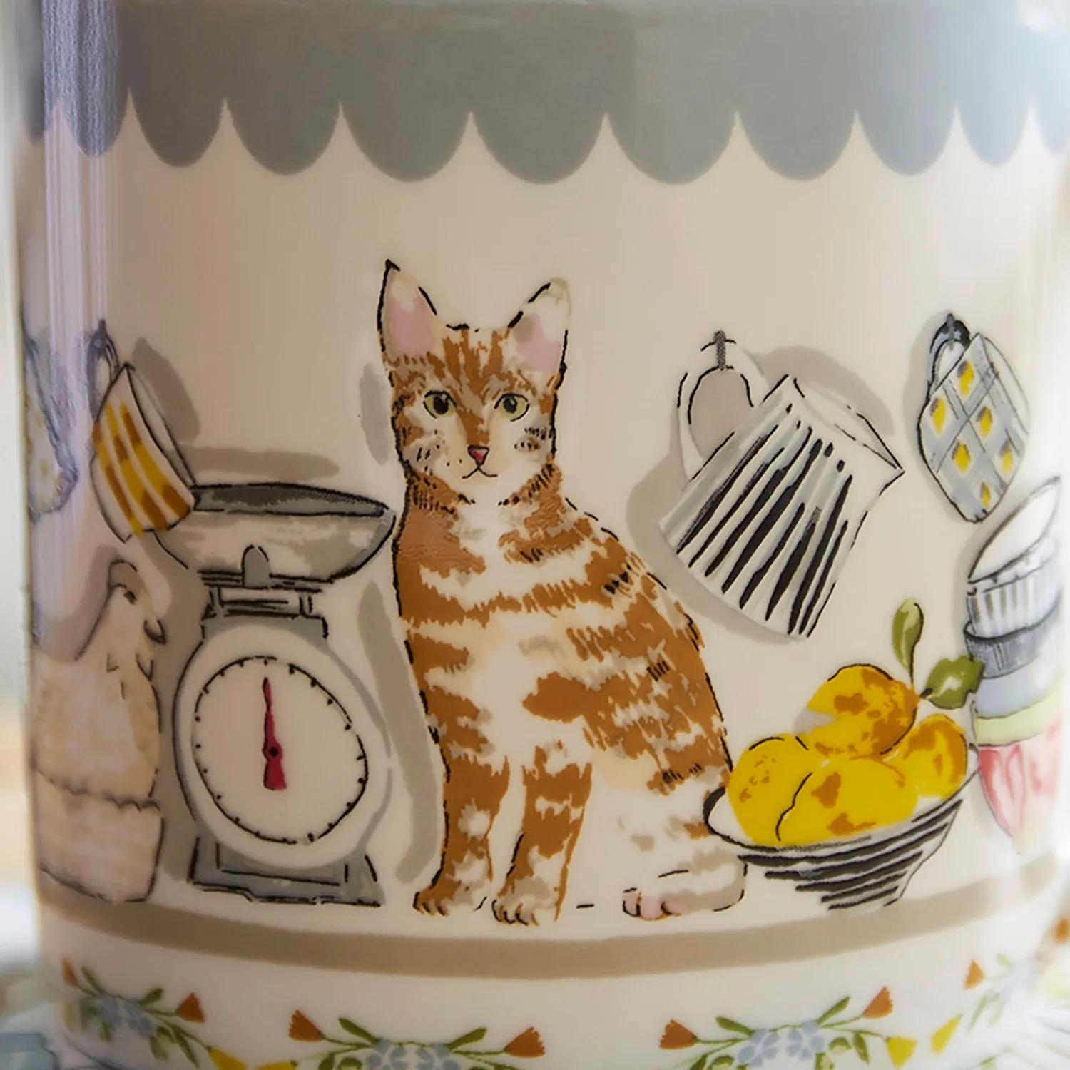 Ulster Weavers Pantry Cats krus benporcelæn multifarvet