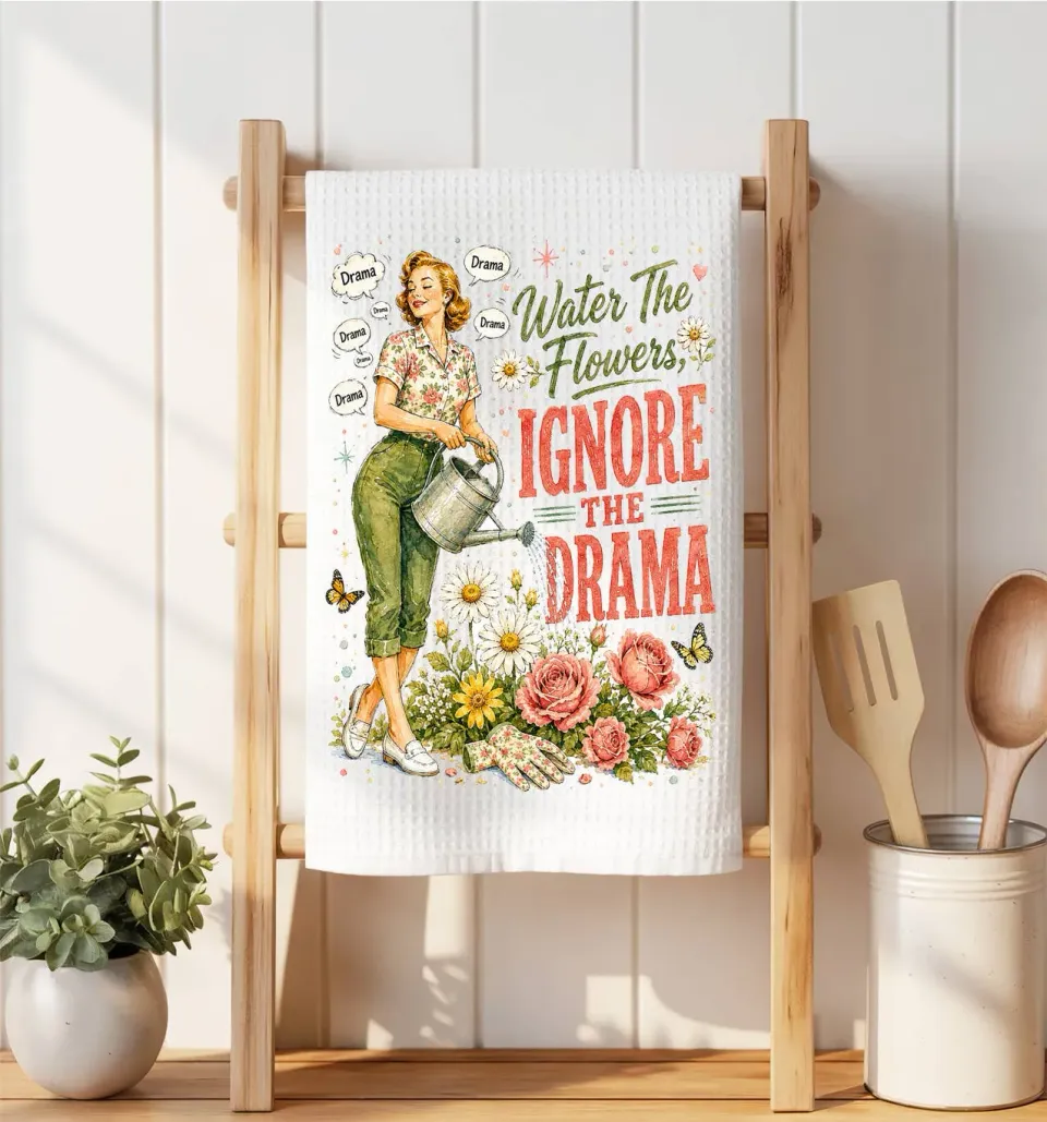 Avery Lane Gifts Ignore Drama viskestykke 41x36 cm waffle