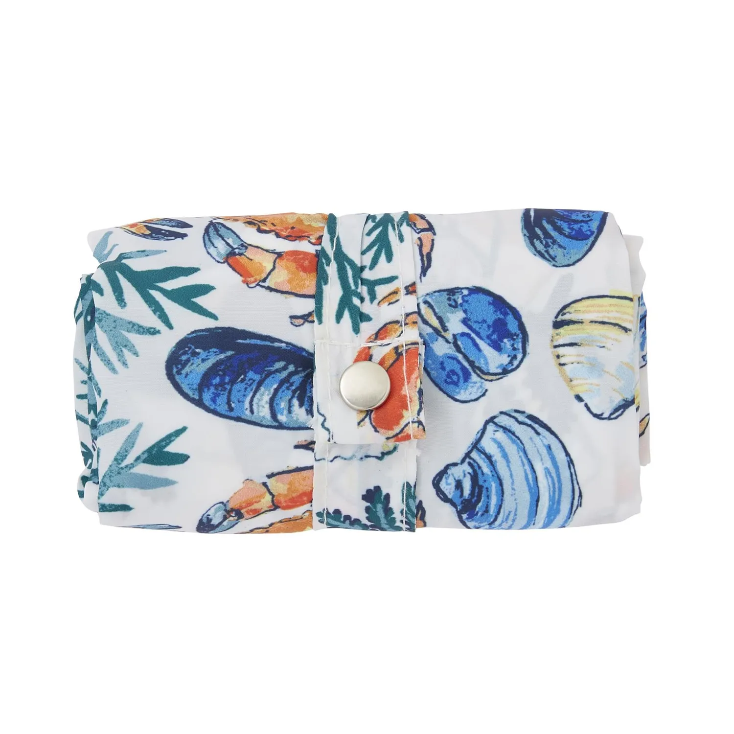 Ulster Weavers Shellfish Foldable Tote Bag Medium mulepose grøn