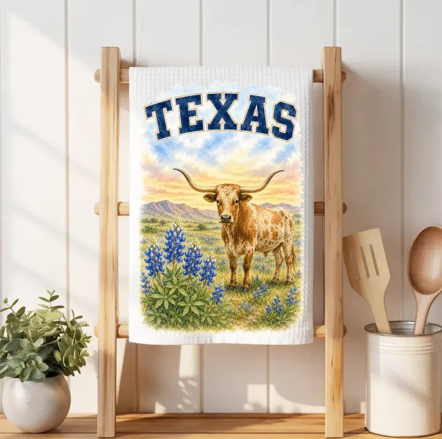 Avery Lane Gifts Texas Waffle Klud mikrofiber 41 cm