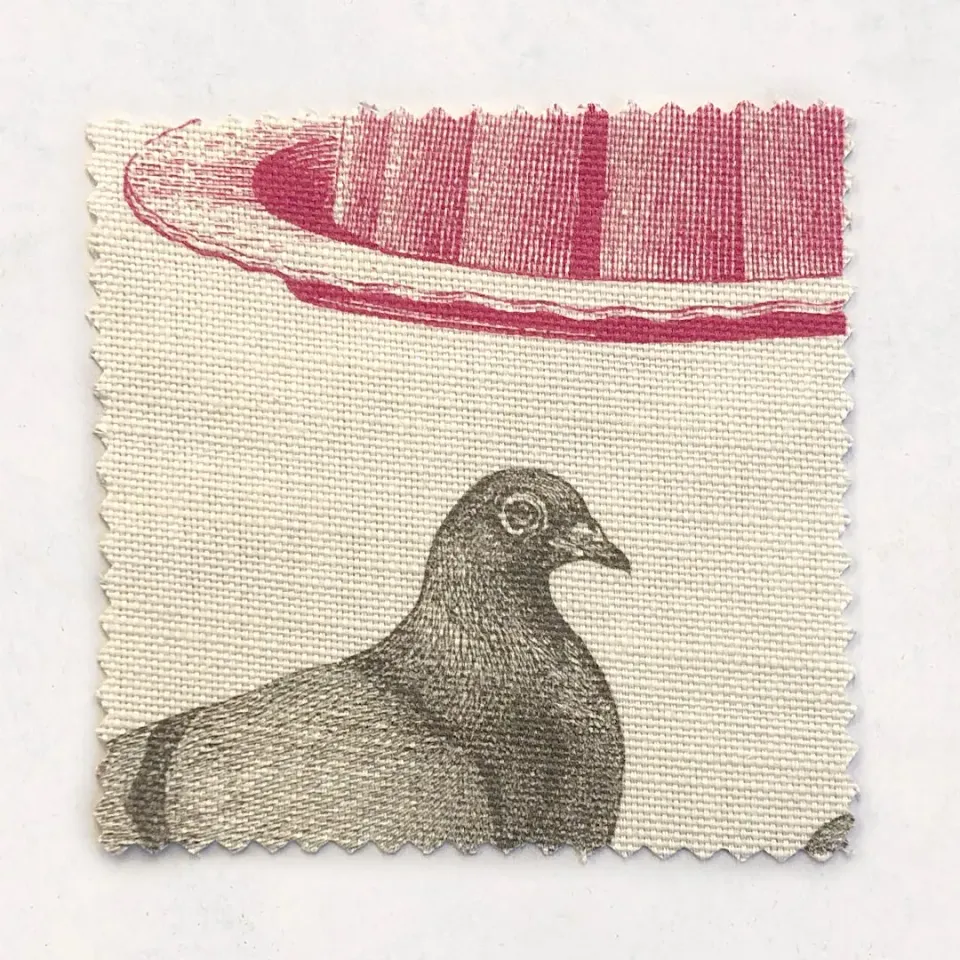 Thornback & Peel Pigeon & Jelly stofprøve oyster hør
