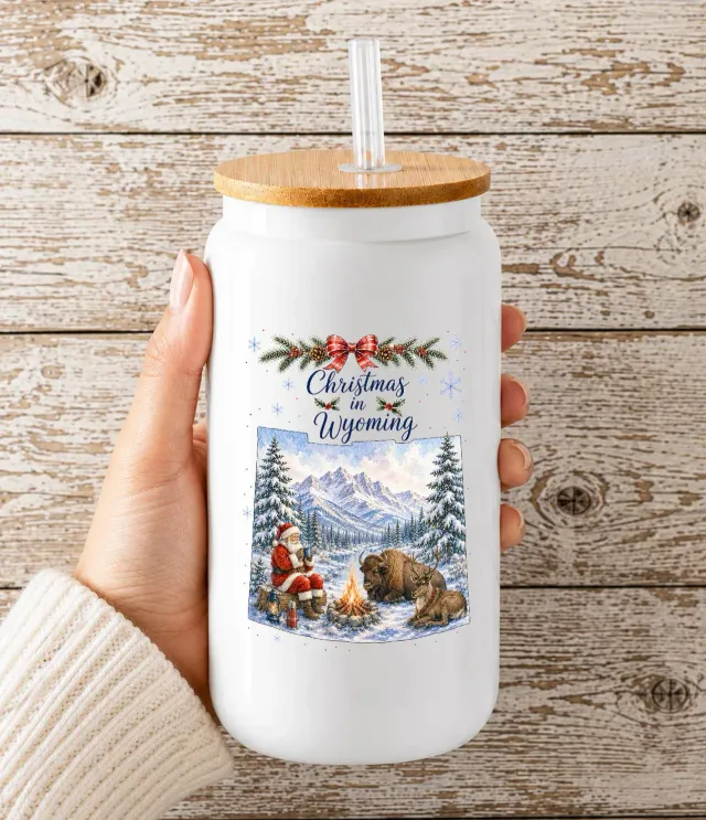 Avery Lane Gifts Christmas in Wyoming glas 47 cl med låg