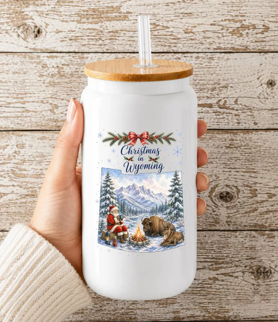 Avery Lane Gifts Christmas in Wyoming glas 47 cl med låg