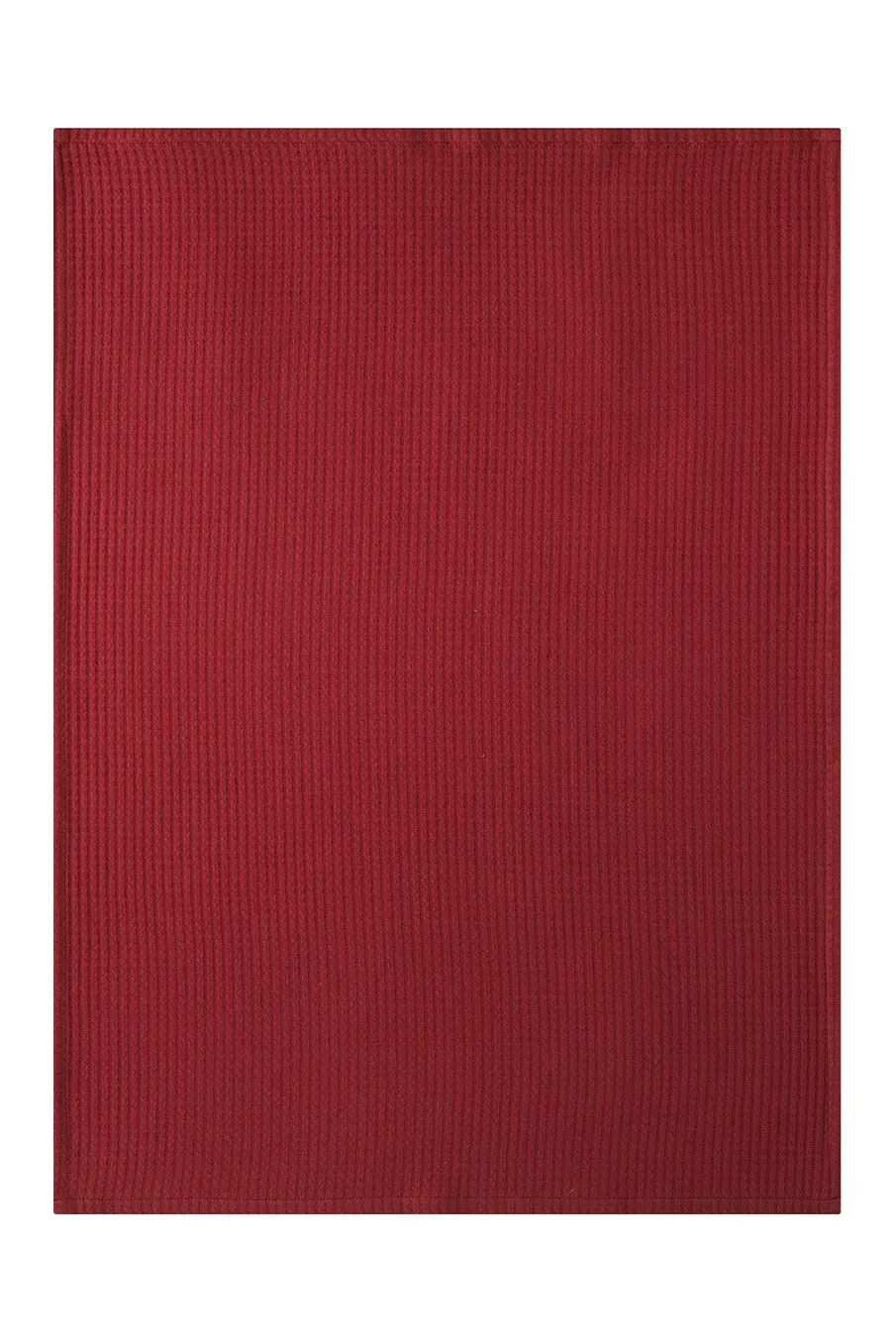 Coucke Douceur Honeycomb viskestykke rød 50x75 bomuld