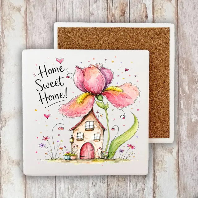 Avery Lane Gifts Home Sweet Home bordskåner sten 10x10cm