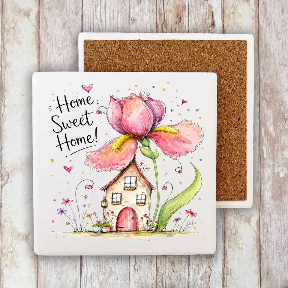 Avery Lane Gifts Home Sweet Home bordskåner sten 10x10cm